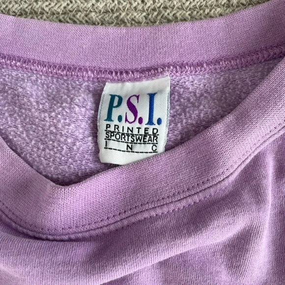 Vintage 90’s Purple Kokopelli Oversized Baggy Graphic Sweatshirt Sz XL - Picture 5 of 12